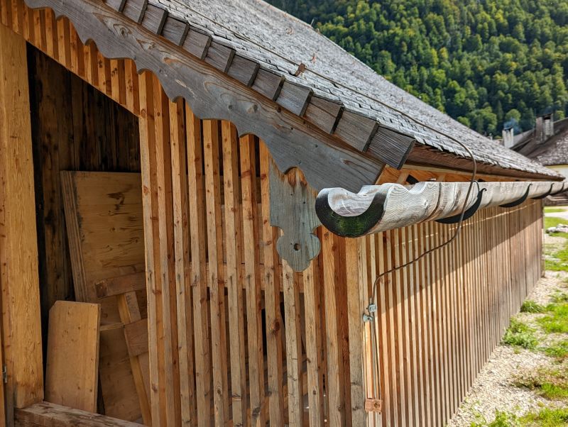 Wood Gutters Installation
